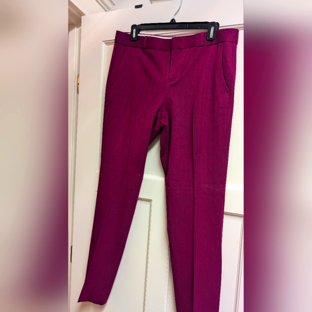Banana Republic Women''s Magenta Ankle Dress Pants